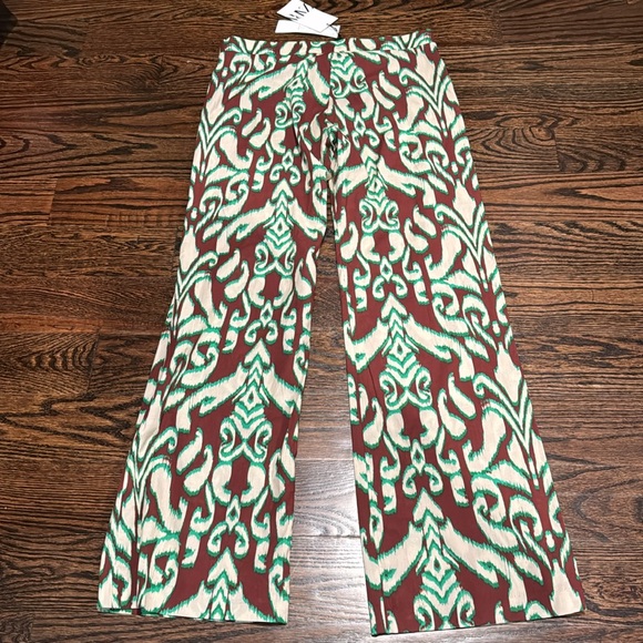 **NWT** Zara Printed Pant - Picture 3 of 7